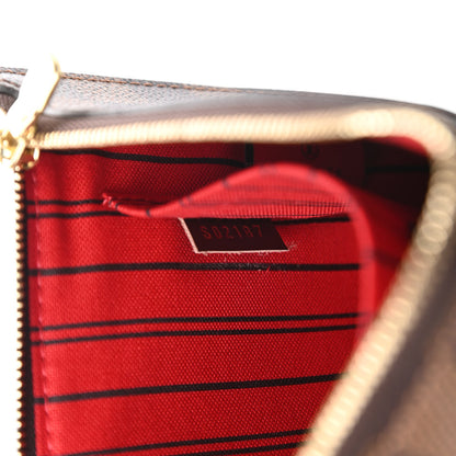 Louis Vuitton Damier Ebene Neverfull MM GM Pochette 8 of 9