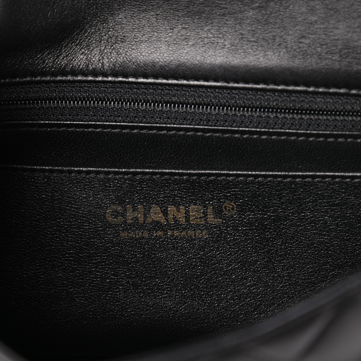 Chanel Lambskin Quilted Mini Rectangular Flap Black 6 of 10