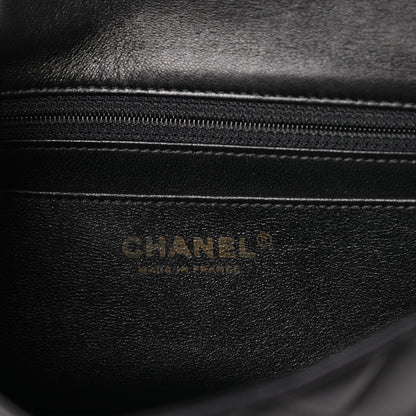 Chanel Lambskin Quilted Mini Rectangular Flap Black 6 of 10