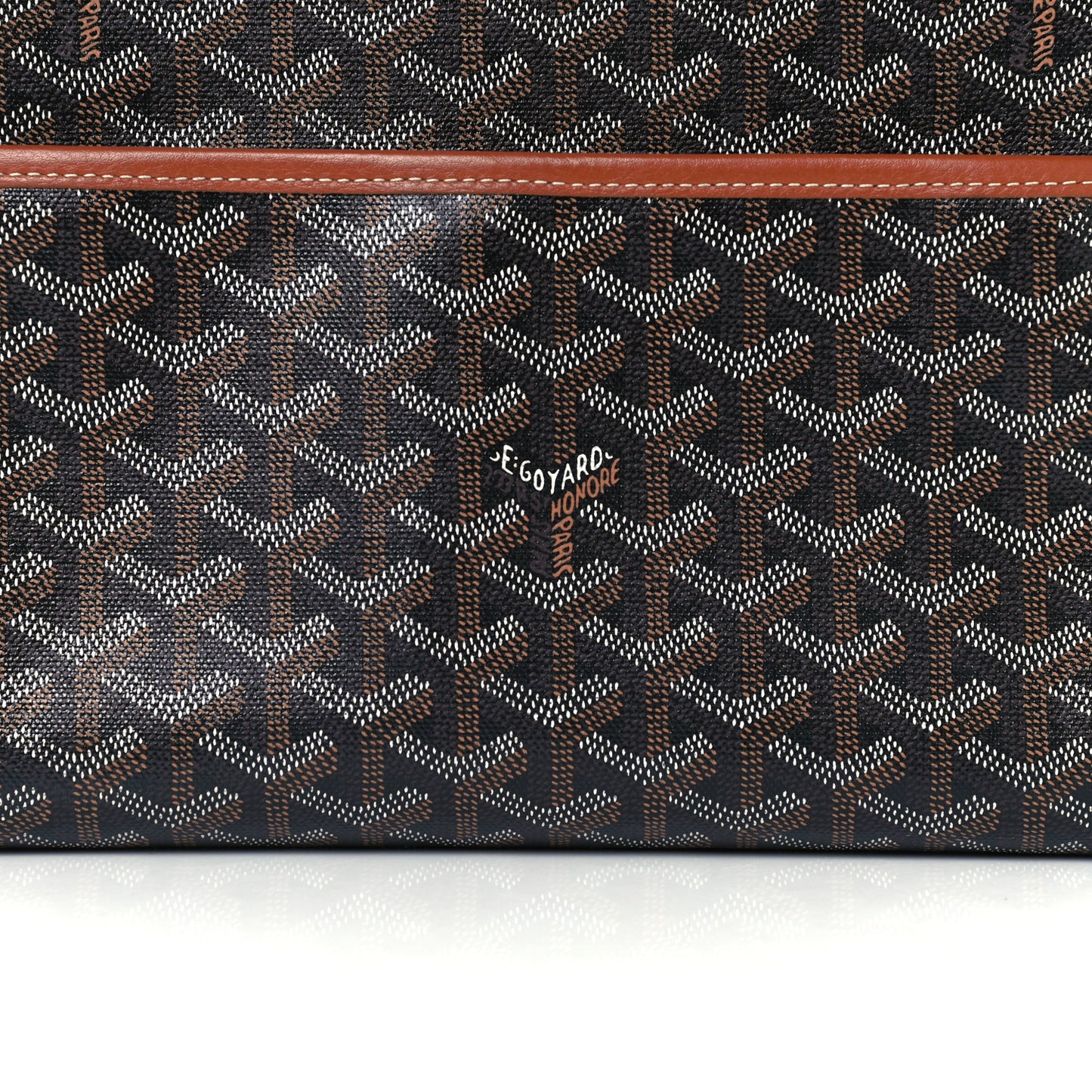 Goyardine Jouvence MM Toiletry Pouch Black Gold