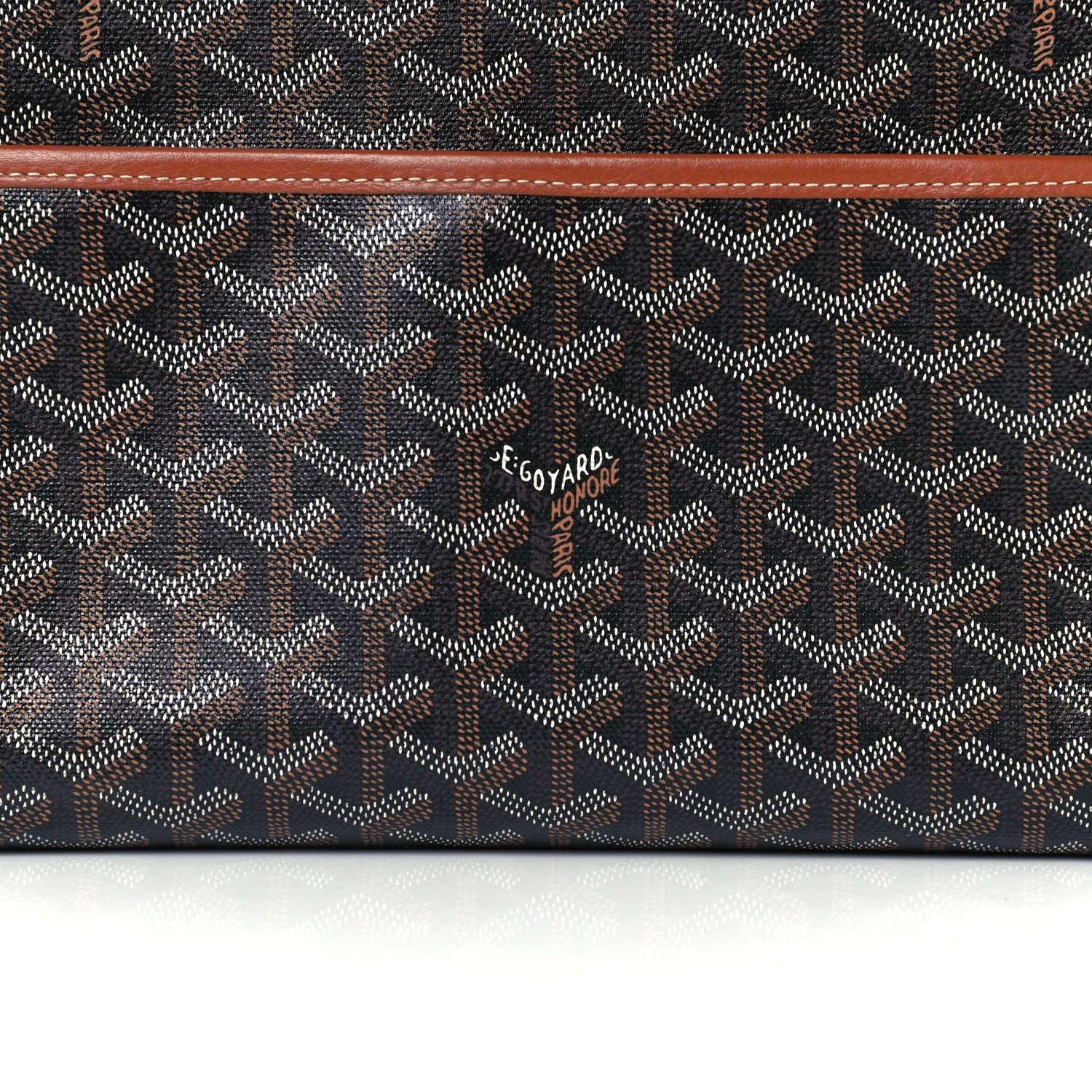 Goyard Goyardine Jouvence MM Toiletry Pouch Black Gold 6 of 10