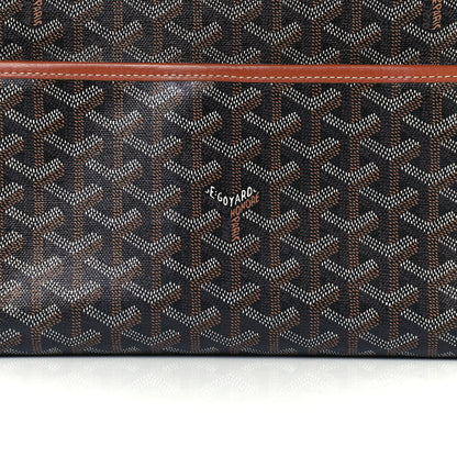 Goyard Goyardine Jouvence MM Toiletry Pouch Black Gold 6 of 10
