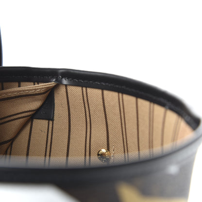 Louis Vuitton X LOL Monogram Neverfull MM Gold Silver 9 of 10