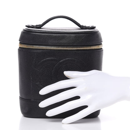 Chanel Caviar Cosmetic Vanity Bag Black 2 of 13