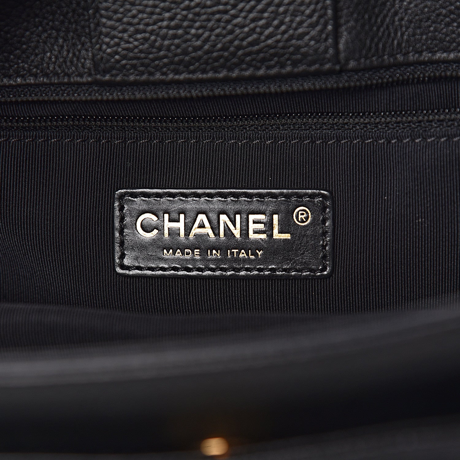 Chanel Calfskin Small Cerf Executive Shopper Tote Black 6 of 12
