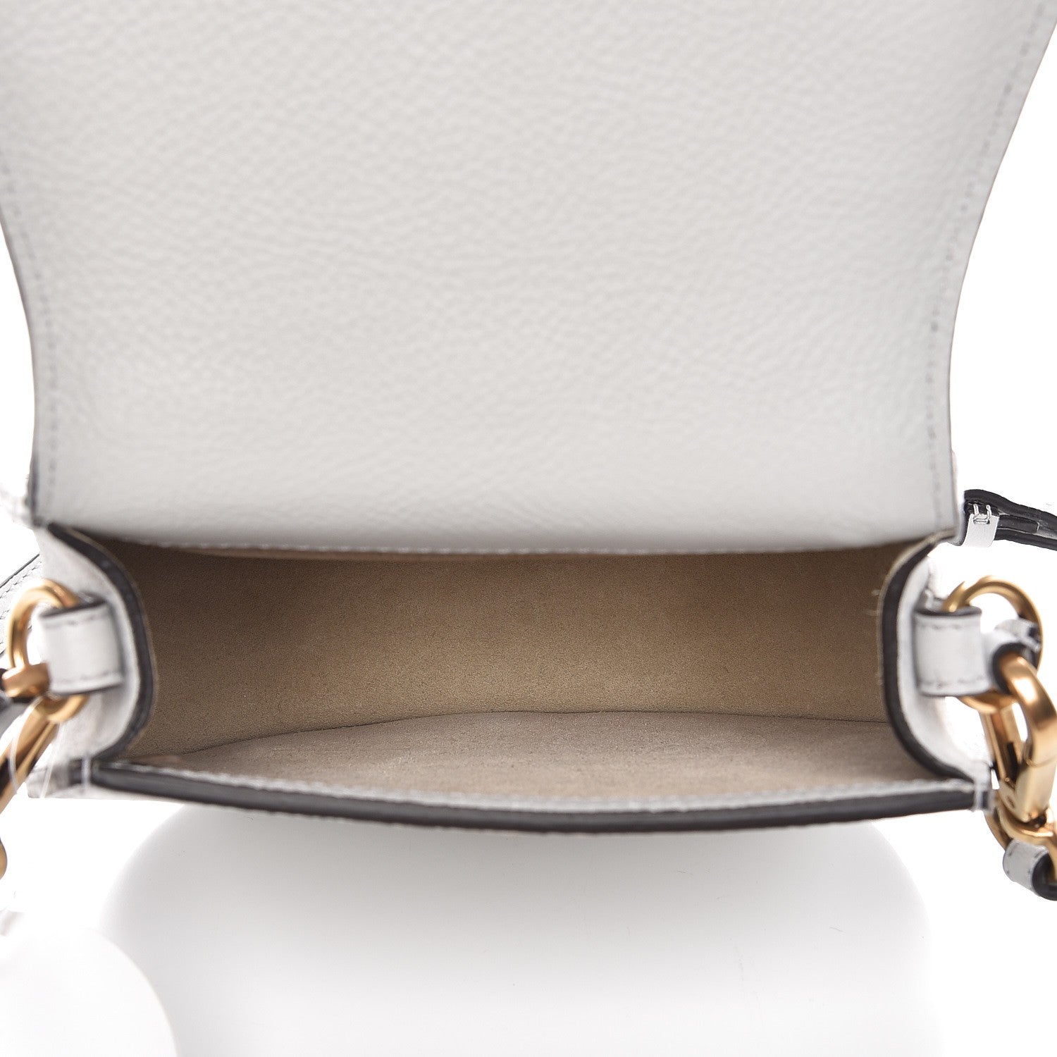 Chloe Calfskin Suede Small Nile Bracelet Bag Airy Grey 6 of 9