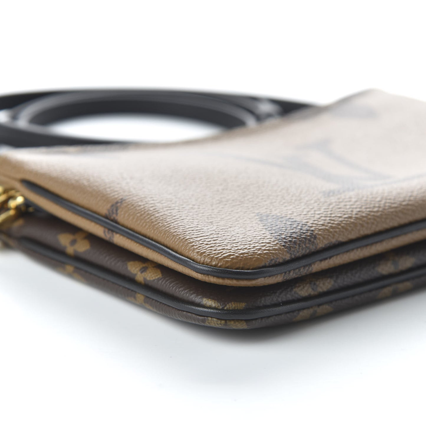 Reverse Monogram Giant Double Zip Pochette
