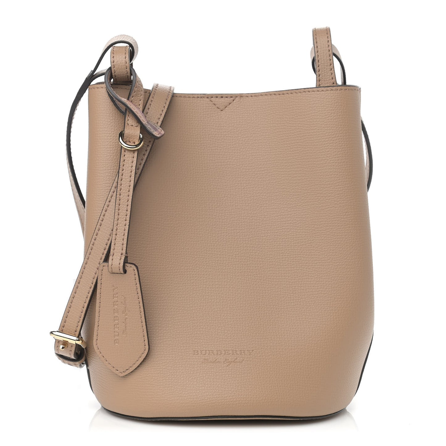 Calfskin Small Lorne Bucket Crossbody Natural