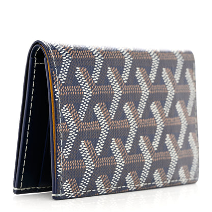 Goyard Goyardine Saint Pierre Card Holder Navy 3 of 7