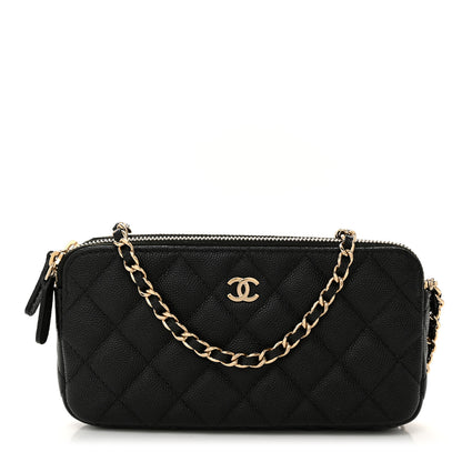 Chanel Caviar Quilted Small Clutch With Chain Black 1 of 13