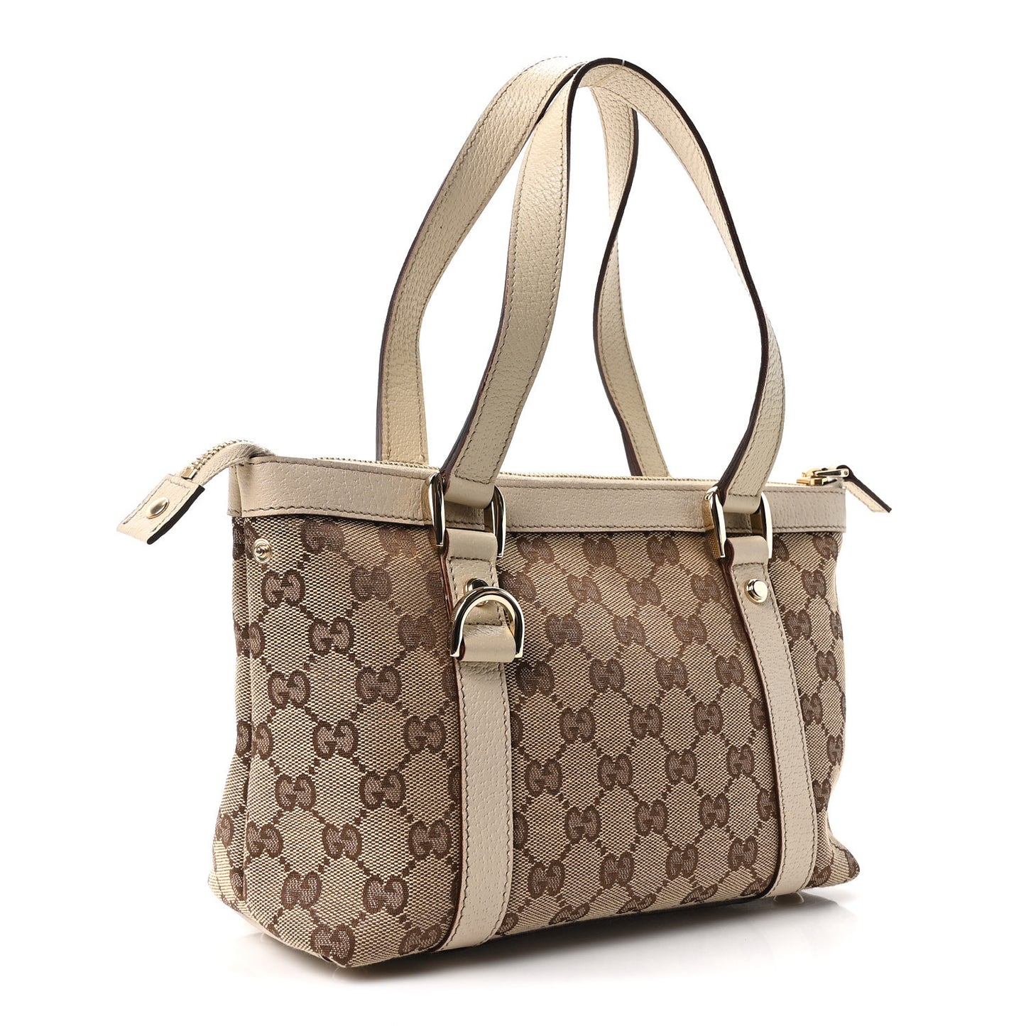 Monogram Small Abbey Tote Off White