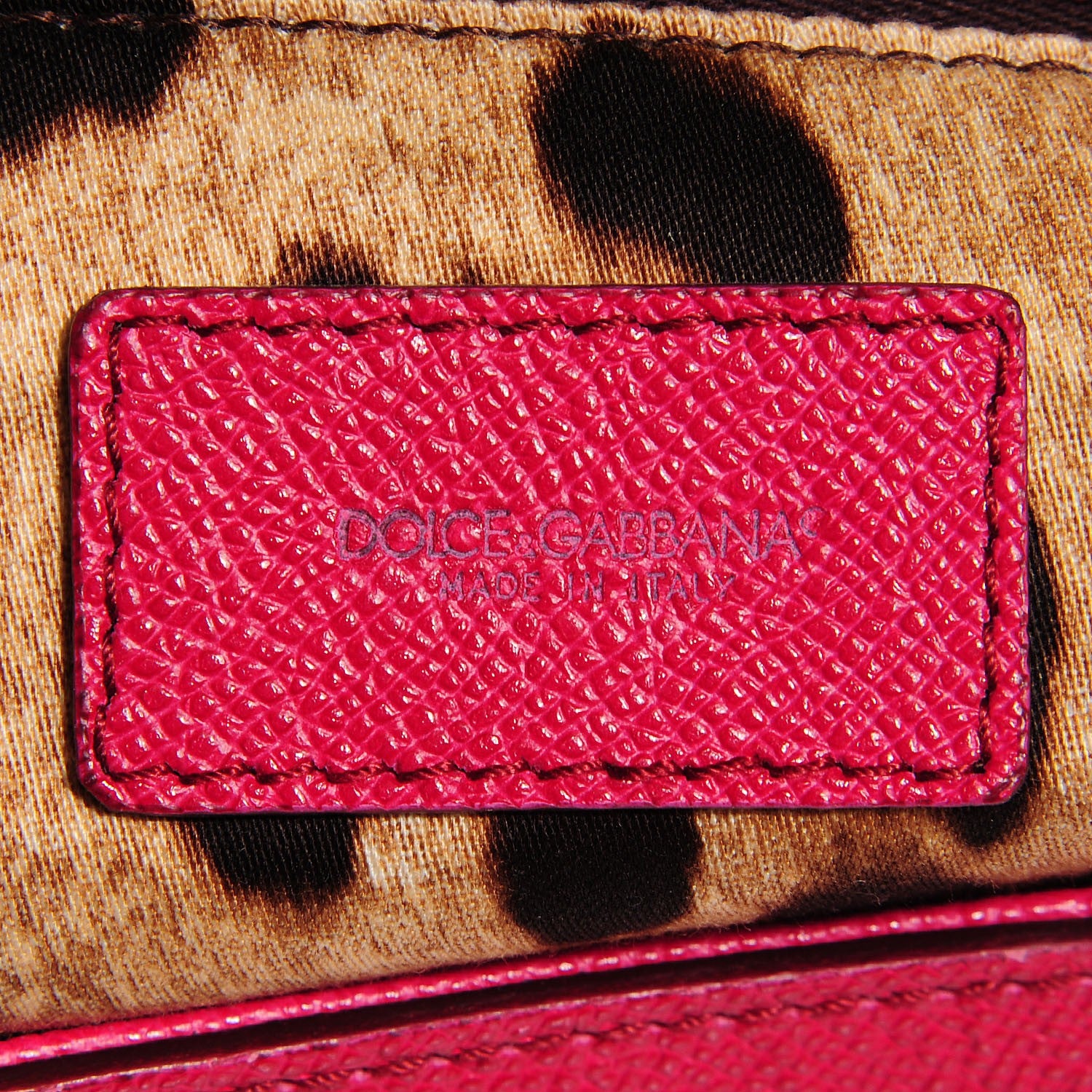 Dolce & Gabbana Dauphine Calfskin Large Miss Sicily Satchel Fuchsia 5 of 6
