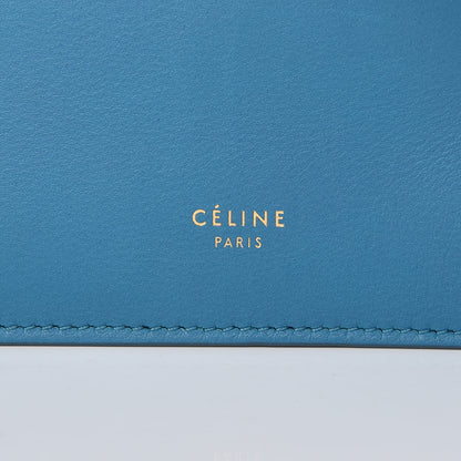 Celine Smooth Calfskin Mini Clasp Bag Teal Blue 9 of 9
