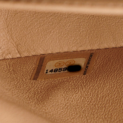 Chanel Caviar Quilted Medium Double Flap Beige Clair 8 of 8