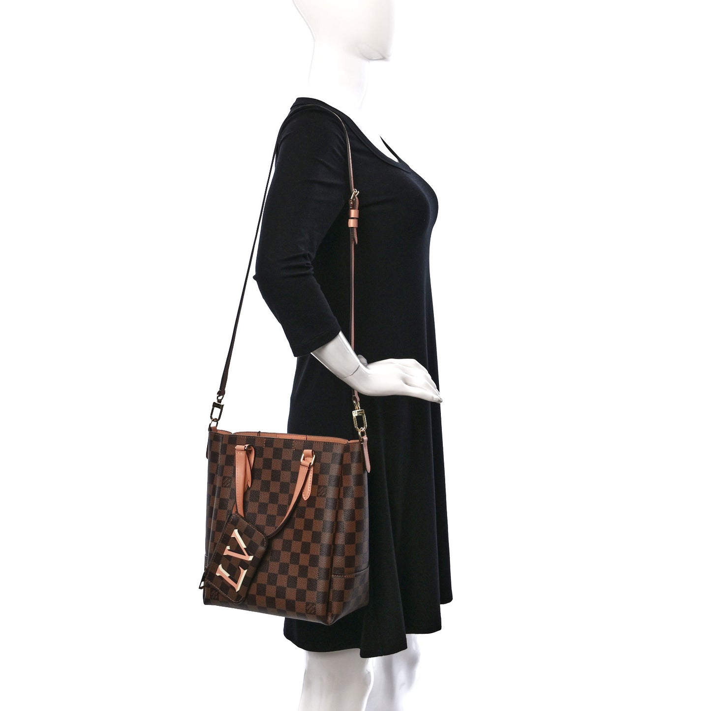 Damier Ebene Belmont PM Venus Pink