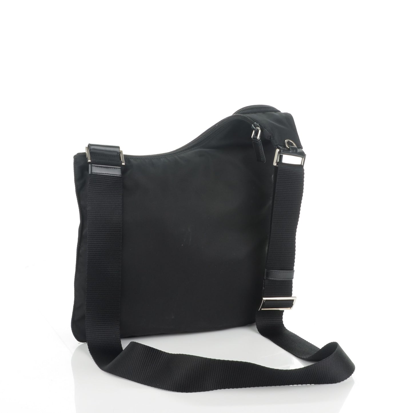 Nylon Vela Sling Messenger Bag Black