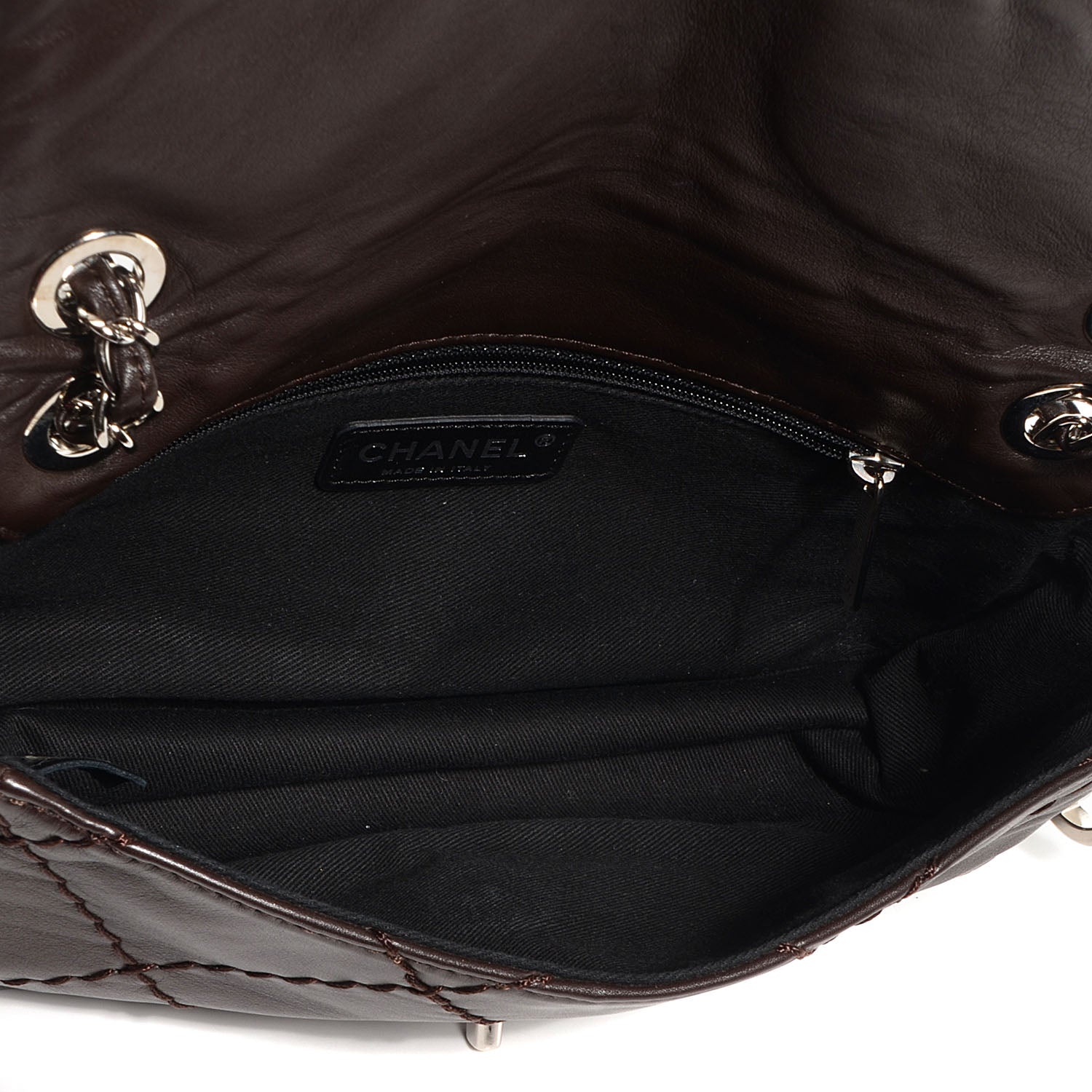 Chanel Calfskin Expandable Flap Brown 6 of 9