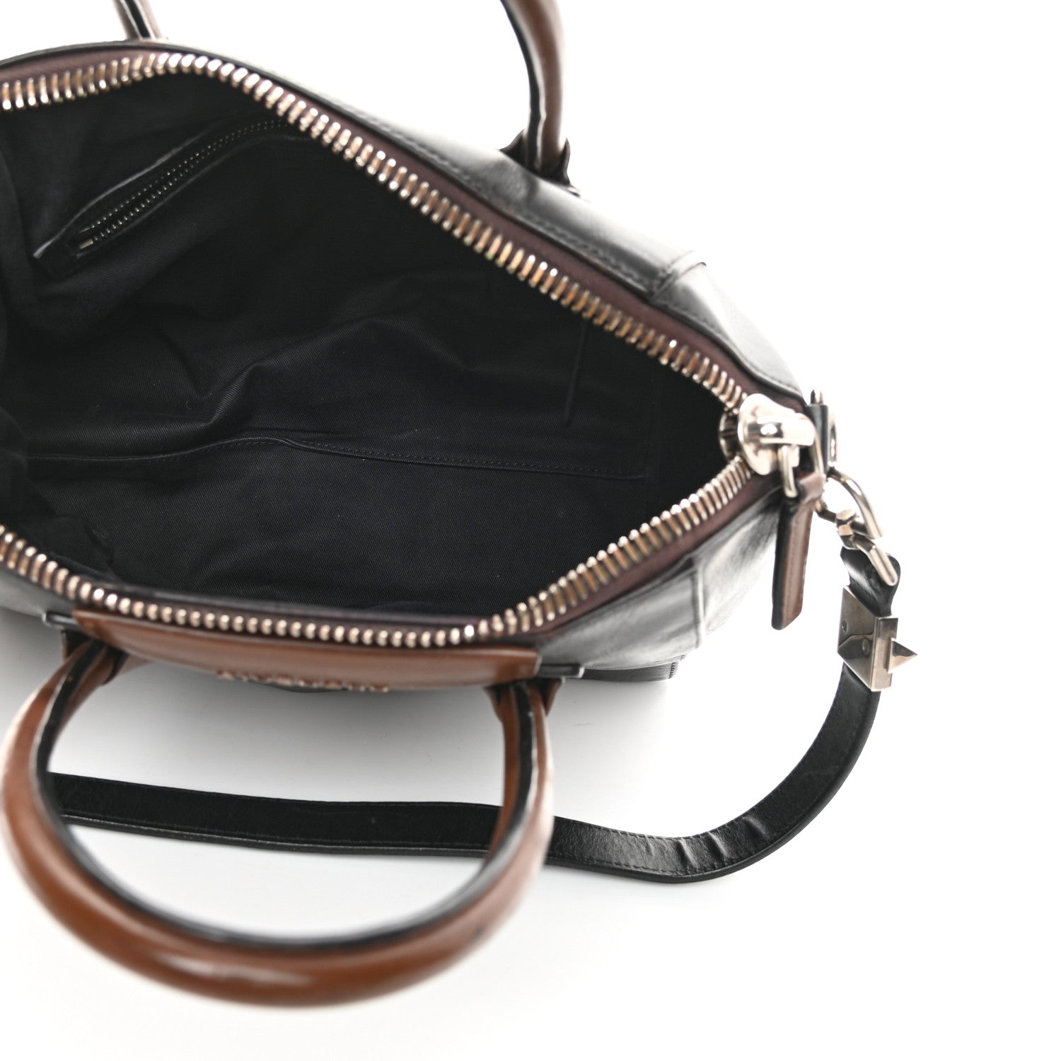 Givenchy Calfskin Medium Bi-Color Antigona Black Brown 4 of 21
