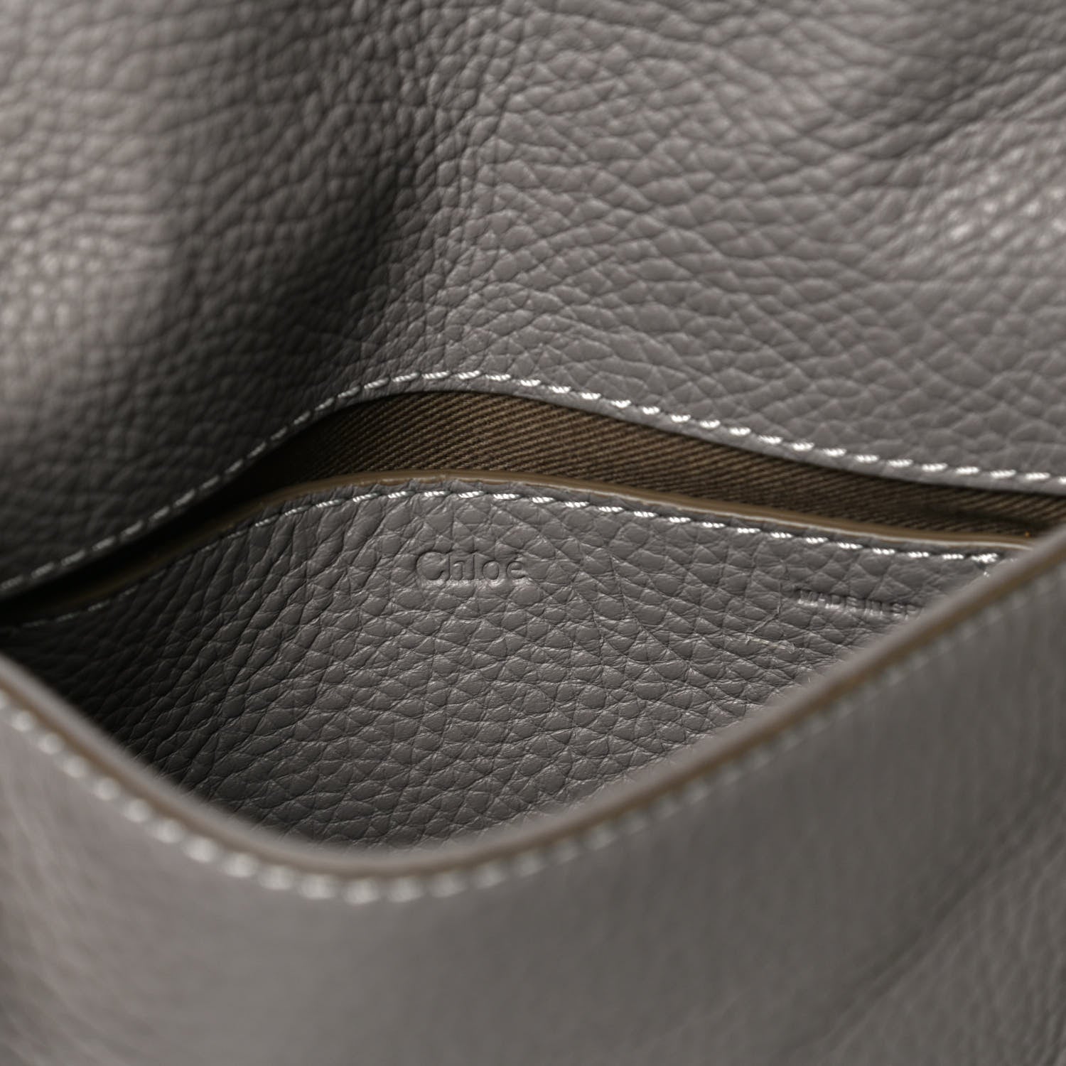 Chloe Calfskin Marcie Convertible Belt Bag Cashmere Grey 7 of 14