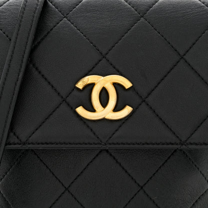 Chanel Calfskin Quilted Pearl Small About Pearls Hobo Bag Black 8 of 11