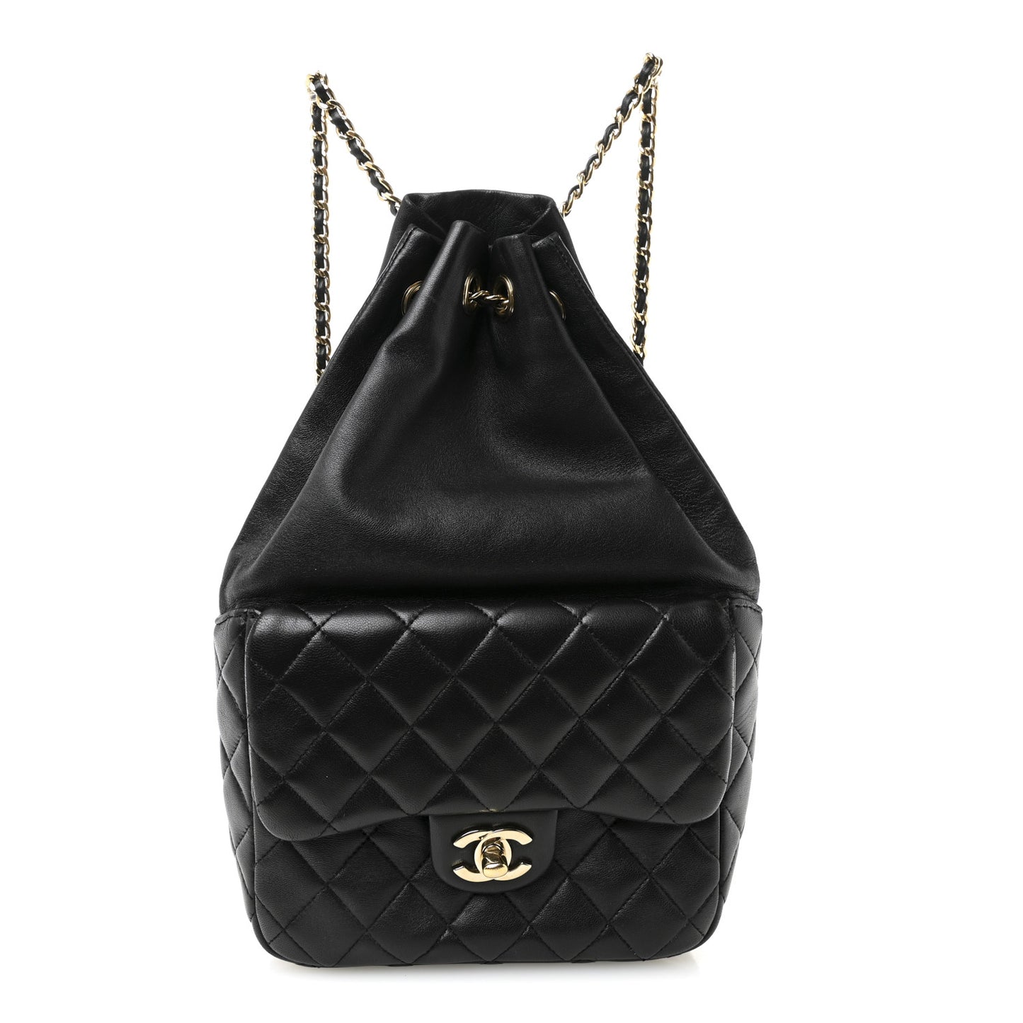 Lambskin Quilted Small In Seoul Backpack Black