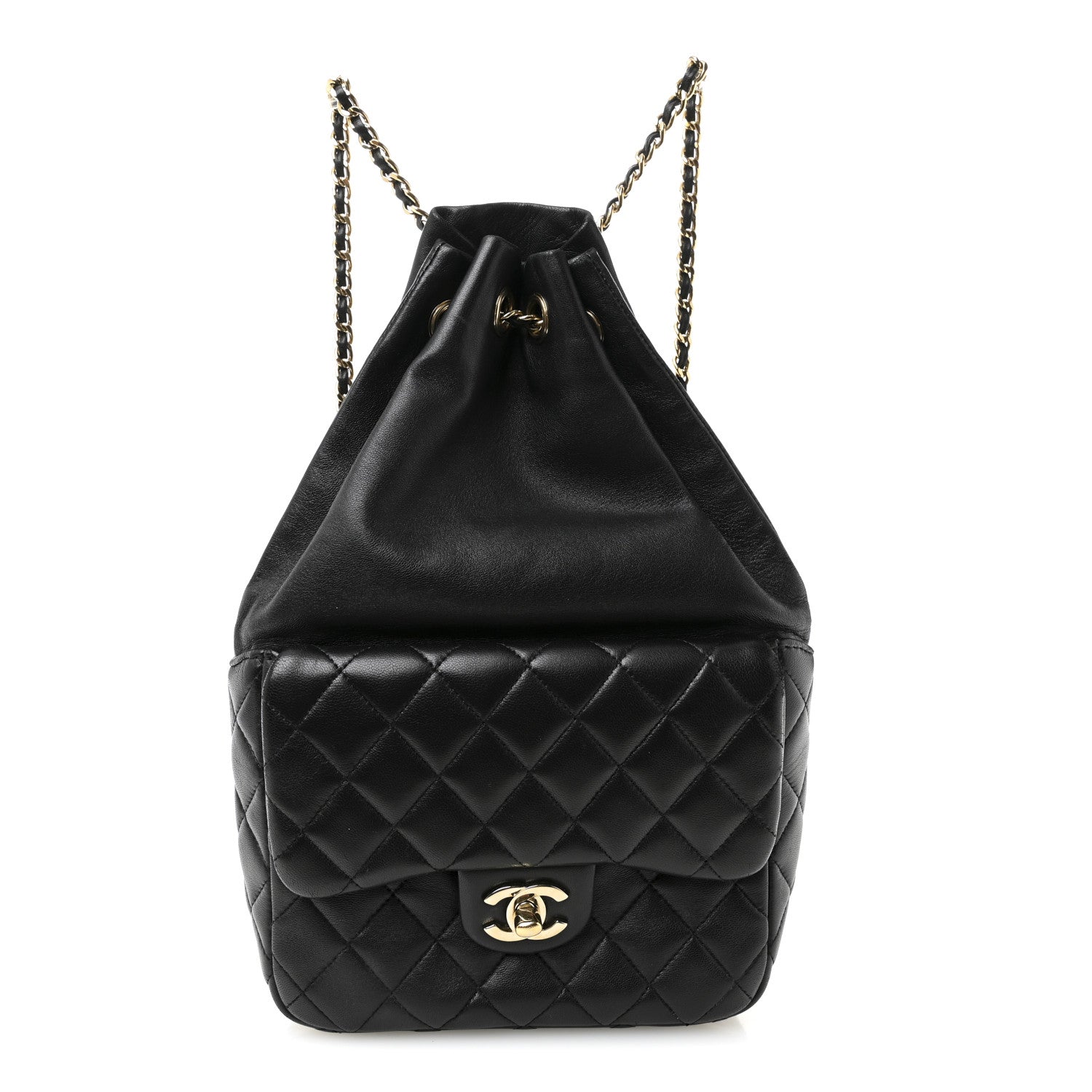 Chanel Lambskin Quilted Small In Seoul Backpack Black 1 of 10