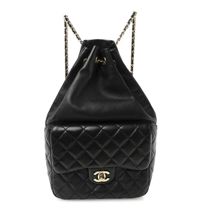 Chanel Lambskin Quilted Small In Seoul Backpack Black 1 of 10