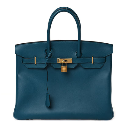 Hermes Epsom Birkin 35 Vert Bosphore 1 of 9