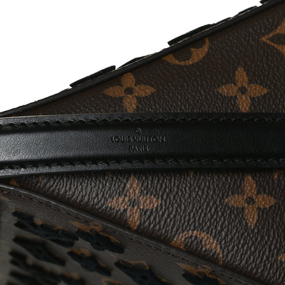 Louis Vuitton Monogram Tuffetage Triangle Messenger Black 10 of 11
