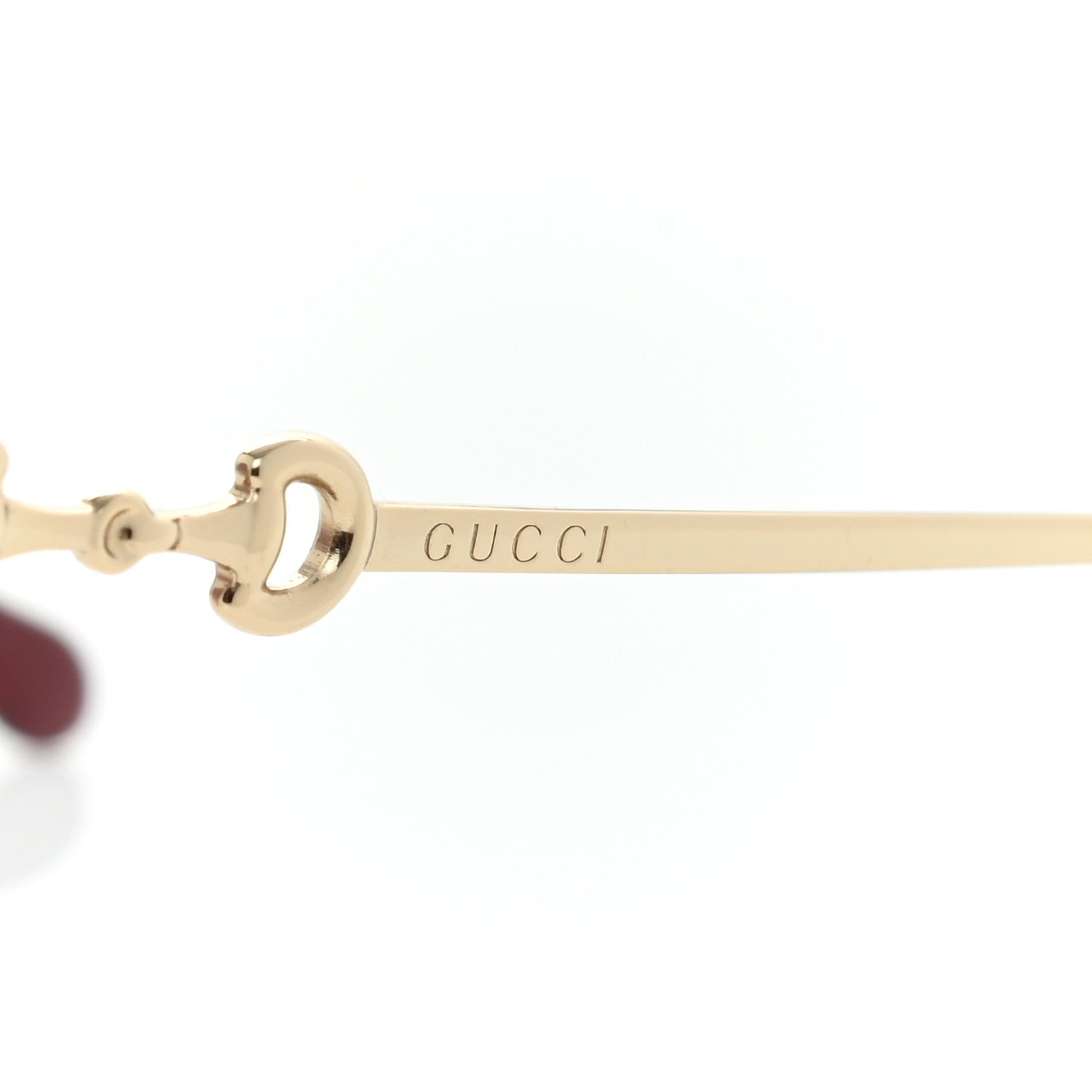 Gucci Metal Horsebit Square Sunglasses GG0882SA Gold 6 of 8