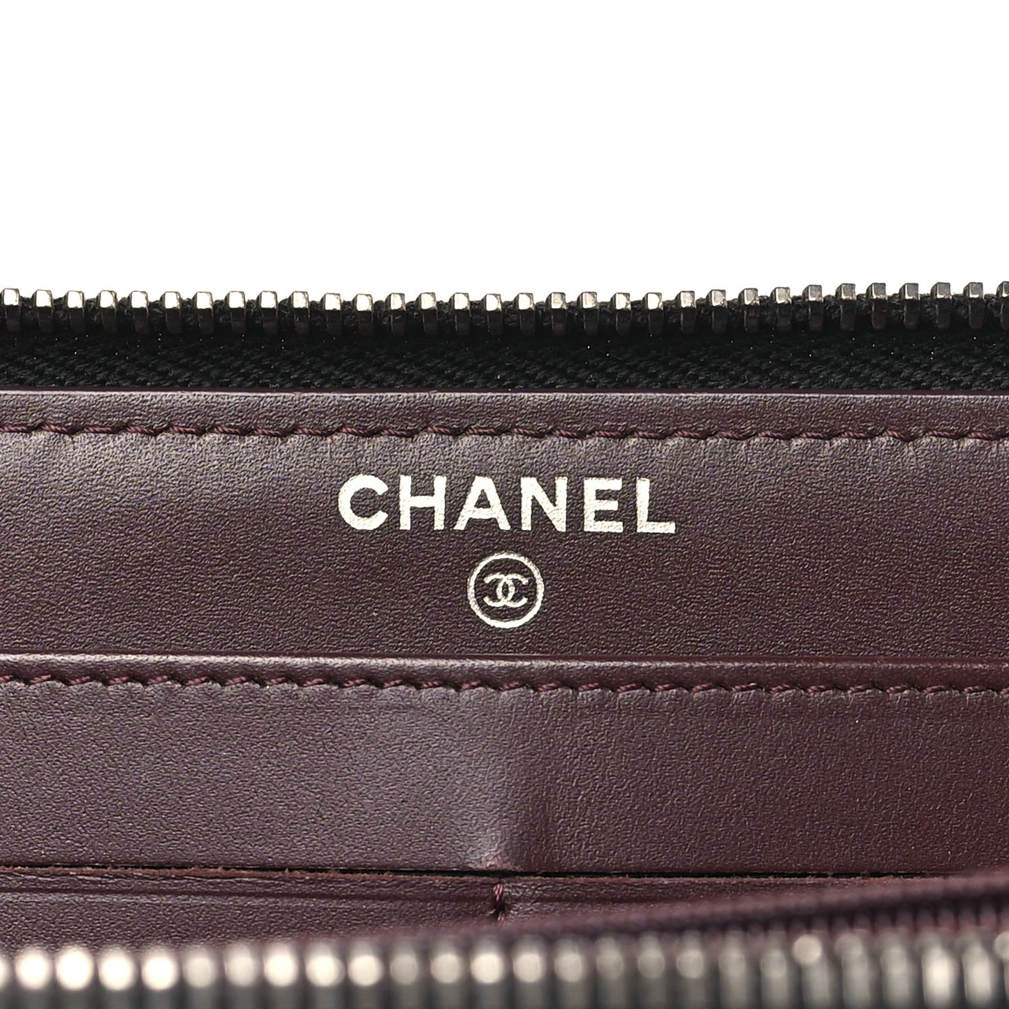 Caviar Quilted Large Gusset Zip Around Wallet Black