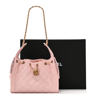 Chanel Caviar Quilted Small Chanel 25 Handbag Light Pink 11 of 11