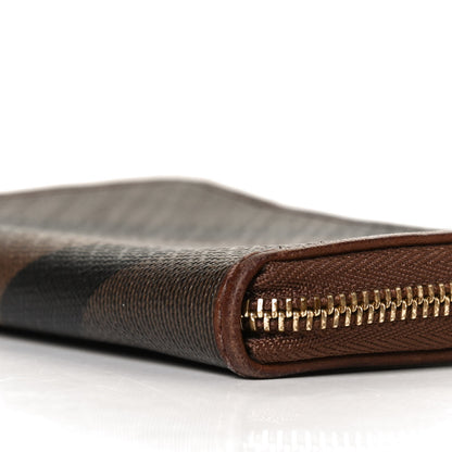 Burberry Smoked Check Zip Around Wallet 8 of 8