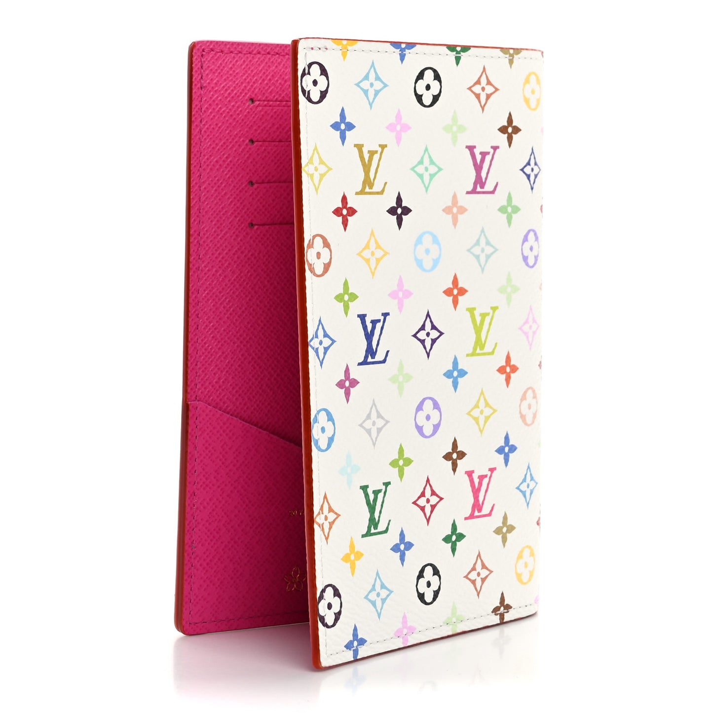 LV X TM Monogram Multicolor Passport Cover White