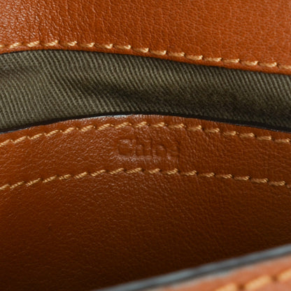 Chloe Calfskin Mini Marcie Round Crossbody Bag Tan 11 of 16