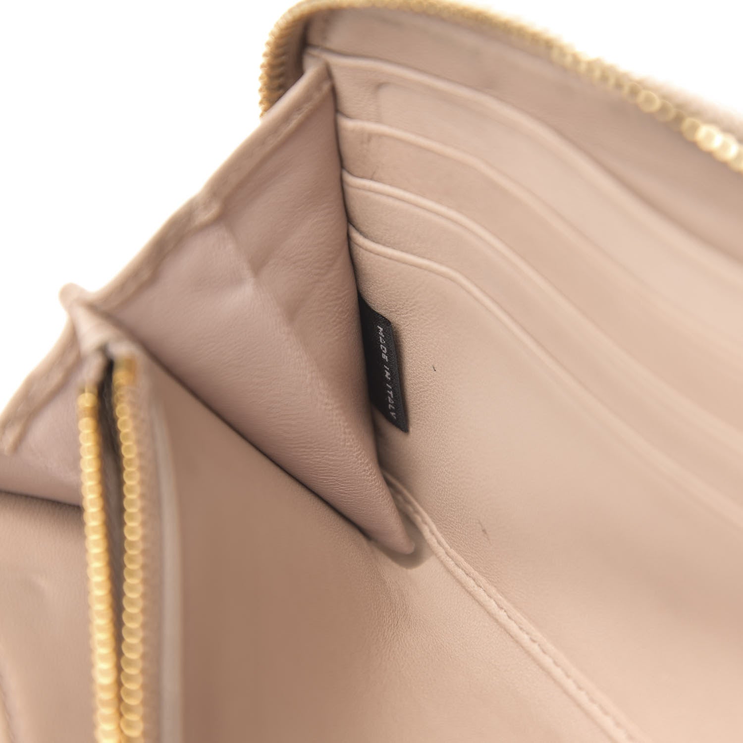 Miu Miu Matelasse Zip Around Wallet Cammeo 7 of 8