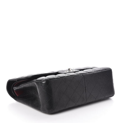 Chanel Caviar Quilted Jumbo Double Flap Black 4 of 11