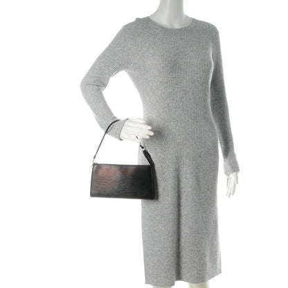Louis Vuitton Epi Pochette Accessories 24 Black 2 of 8
