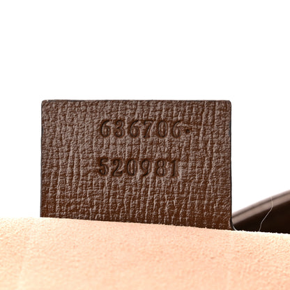 Gucci GG Supreme Monogram Azalea Calfskin Web Small Jackie 1961 Hobo Beige Ebony Brown Sugar 7 of 10