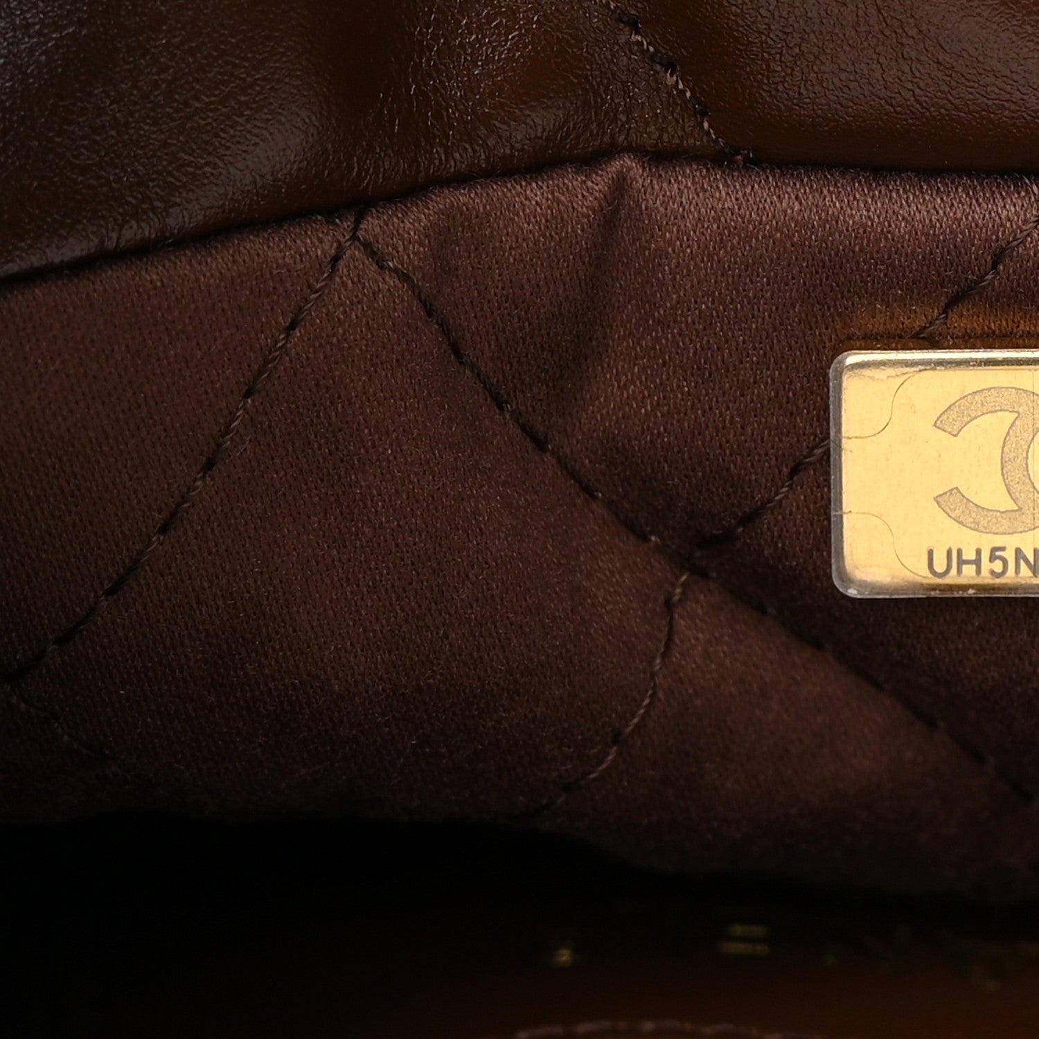 Chanel Shiny Calfskin Quilted Mini Chanel 22 Brown 7 of 11