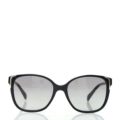 Prada Acetate Sunglasses SPR 01O Black 2 of 8