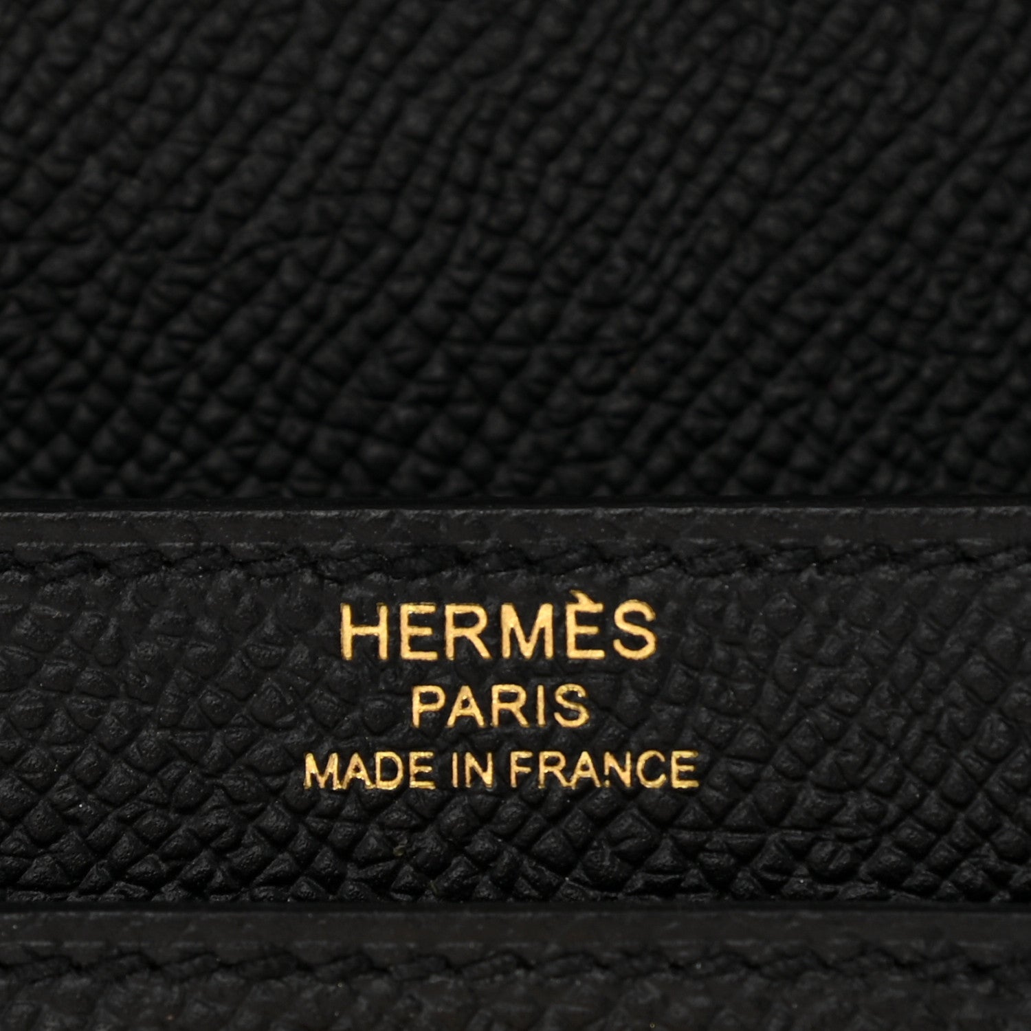 Hermes Epsom Kelly Depeches 25 Pouch Black 6 of 8
