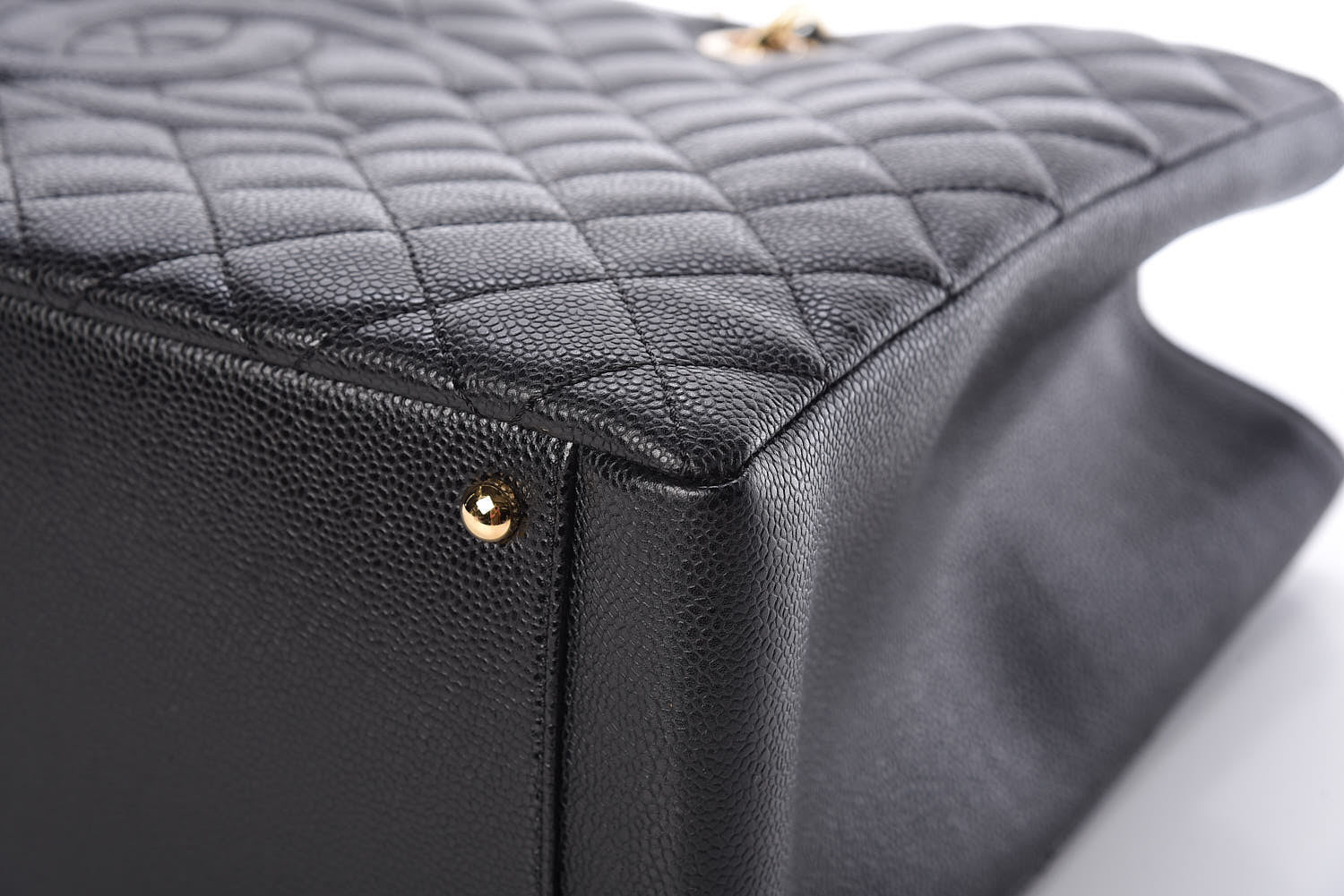 Chanel Caviar Quilted XL Grand Shopping Tote GST Black 11 of 13