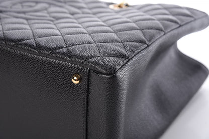 Chanel Caviar Quilted XL Grand Shopping Tote GST Black 11 of 13