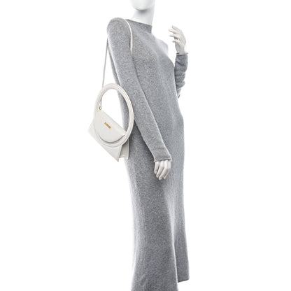Jacquemus Smooth Calfskin Le Sac Rond White 2 of 10