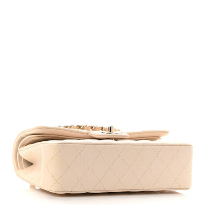 Chanel Caviar Quilted Small Double Flap Beige 4 of 10