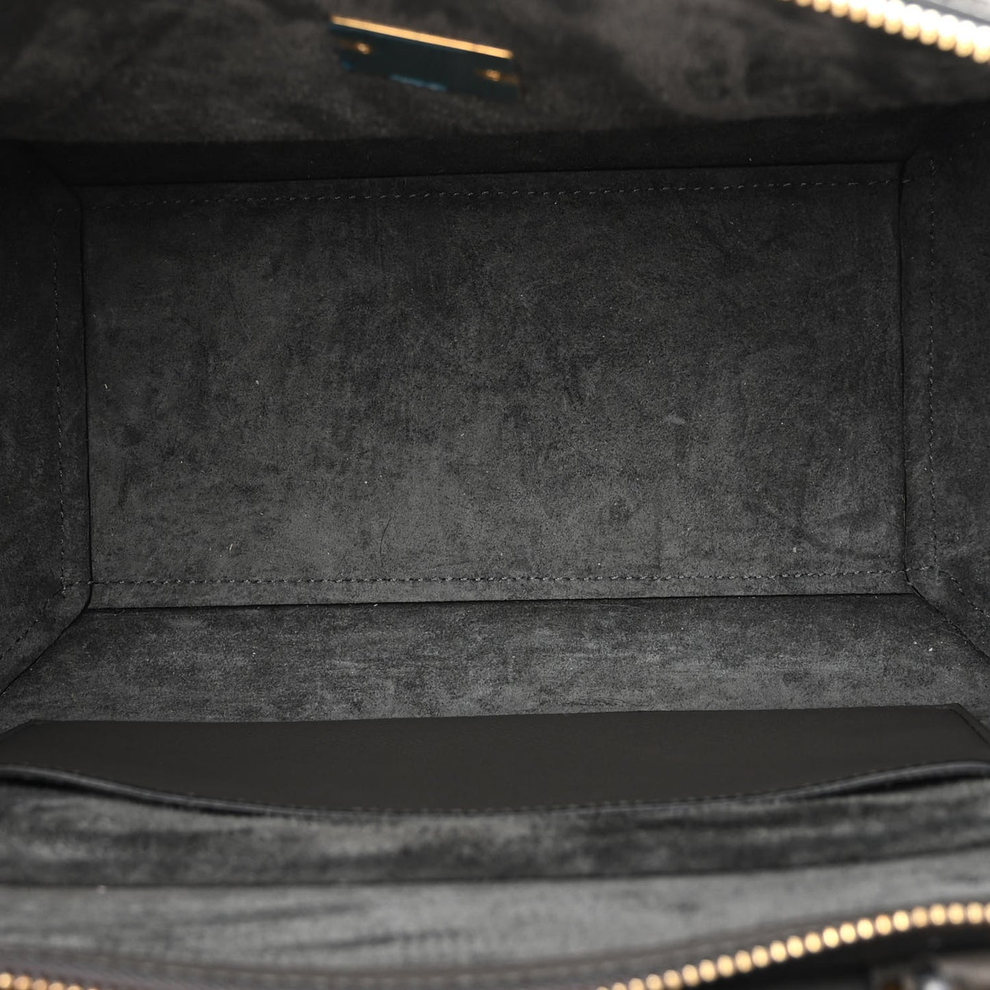 Baby Grained Calfskin Micro Belt Bag Grey