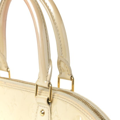 Louis Vuitton Vernis Alma GM Blanc Corail 12 of 21