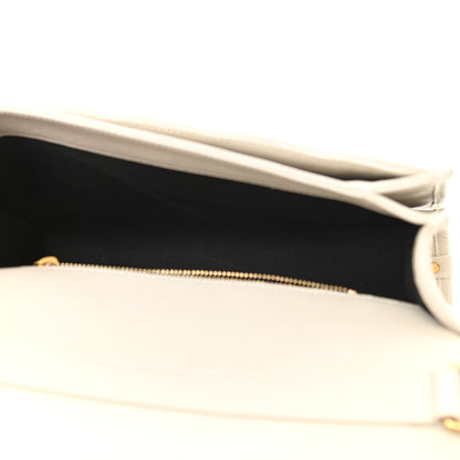 Saint Laurent Lambskin Quilted Mini Becky Chain Bag Crema Soft 5 of 16