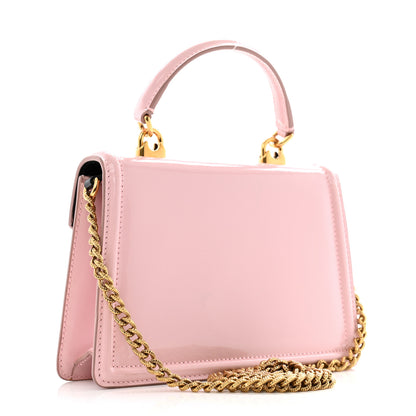 Dolce & Gabbana Patent Small Devotion Envelope Top Handle Bag Pink 3 of 15
